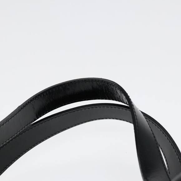 BURBERRY Nova Check Hand Bag PVC Beige Silver Auth 90263 - Picture 8 of 16